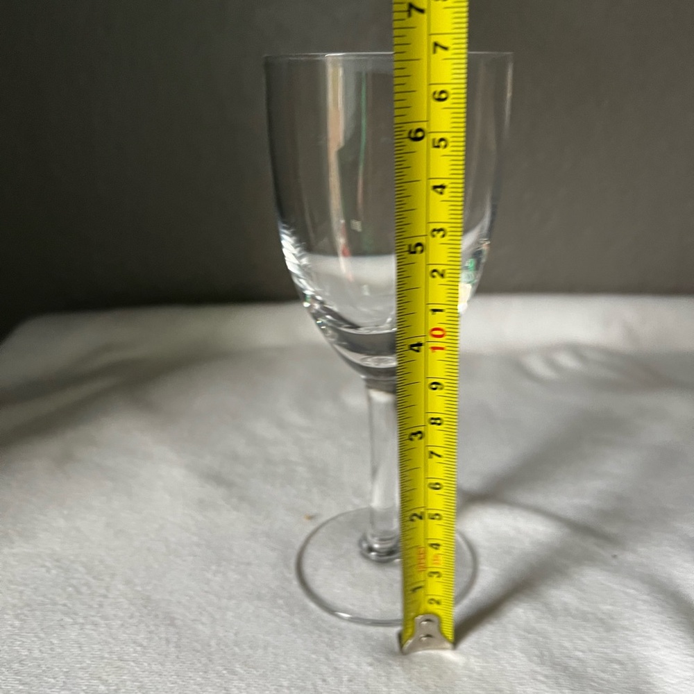 Vintage Crystal Wine Glasses set of 5 heavy - Picture 3 of 9